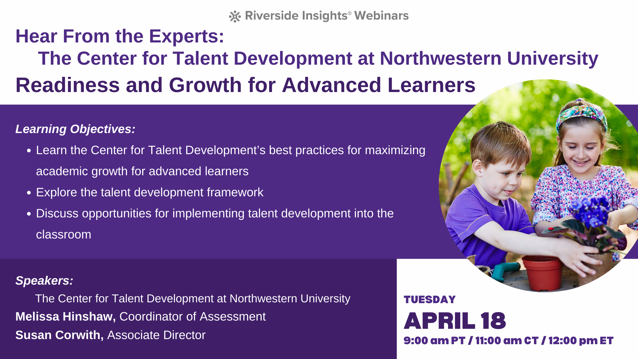Hear From The Experts Center For Talent Development At Northwestern